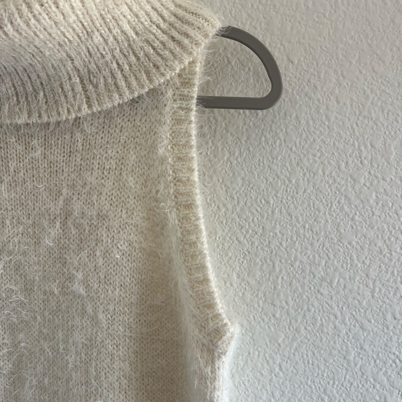 SHOW ME YOUR MUMU | Bohemian Fauna Dress Fuzzy in Cream Knit | Size Extra Small - Picture 4 of 9